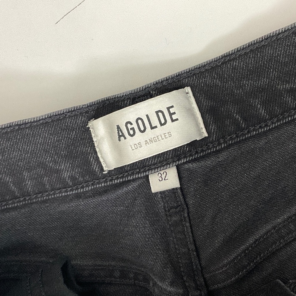 AGOLDE Riley High Rise Straight Crop Jeans - Picture 6 of 9